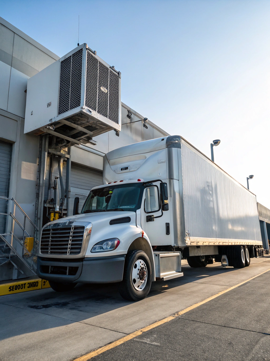 Refrigerated truck for cold chain